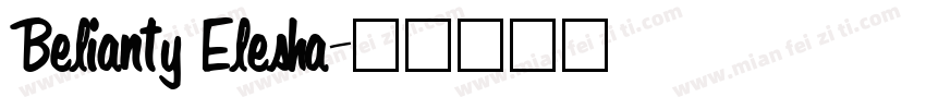 Belianty Elesha字体转换